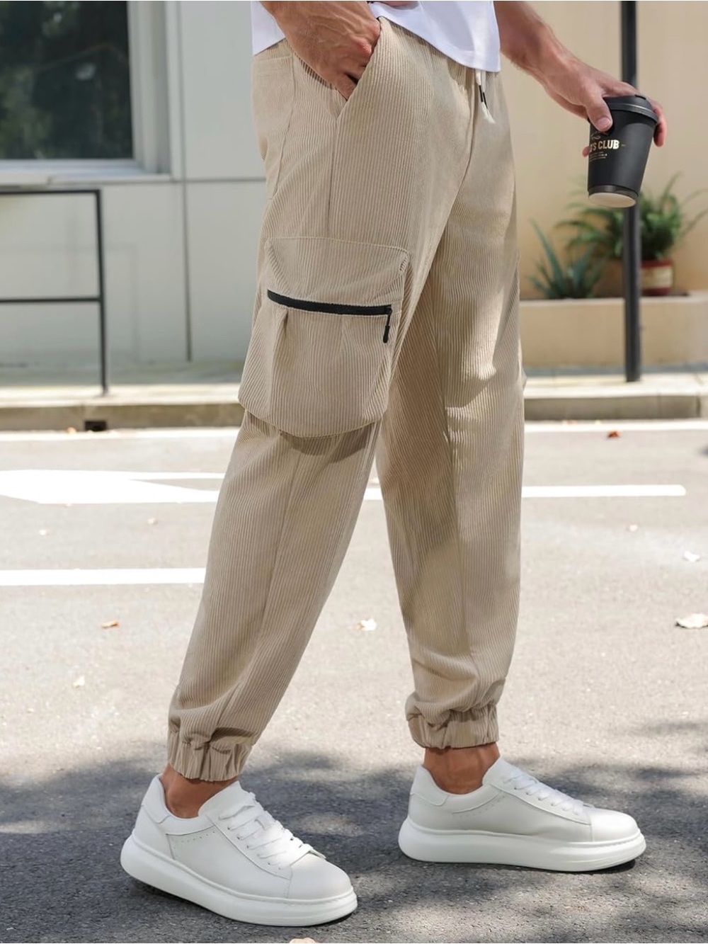 NWT Men’s Corduroy Cargo Pants